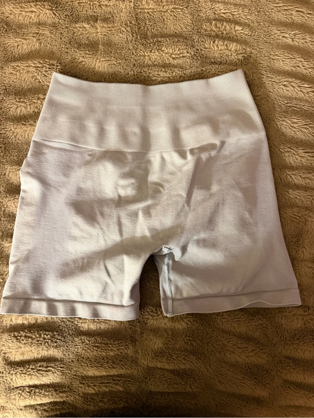 Alphalete Women's Light Lavender High-Waist Bike Shorts
